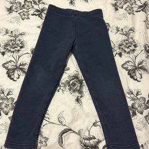 Girl fleece leggings size 5 T